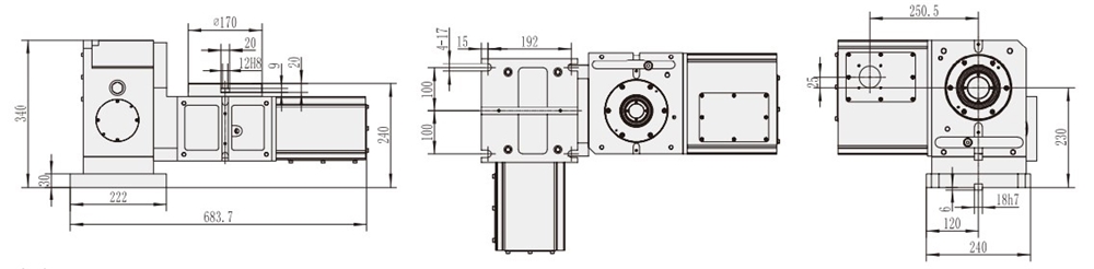 RT-170 High Quality Cnc Machining Center Accessories for Numerical Control Machine