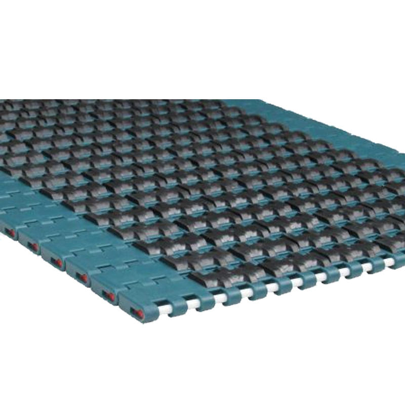 1600-FT-FTDP-SGS-1/2 Super Grip Straight Run Plastic Top Rubber Conveyor Mesh Chain