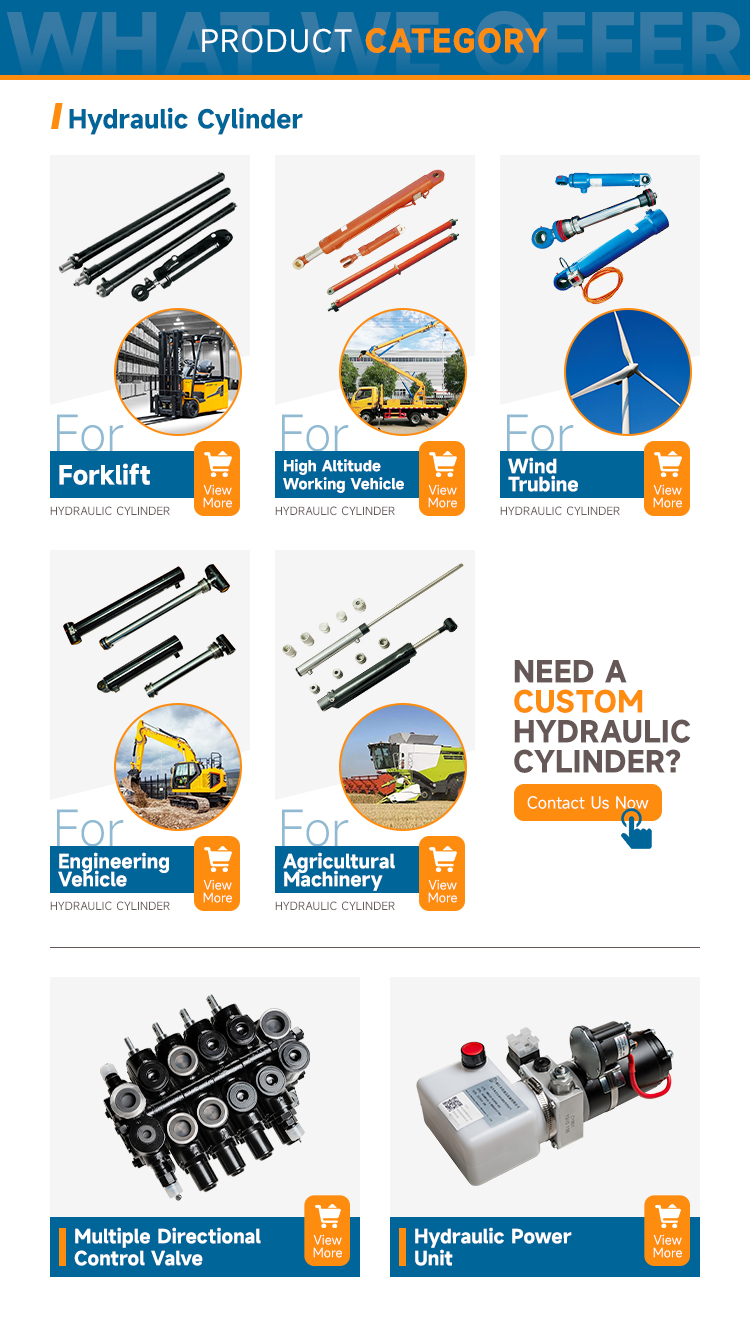 CE Certified Customized Hydraulic Cylinders Manufacturer Custom Tilt Hydraulic Cylinders