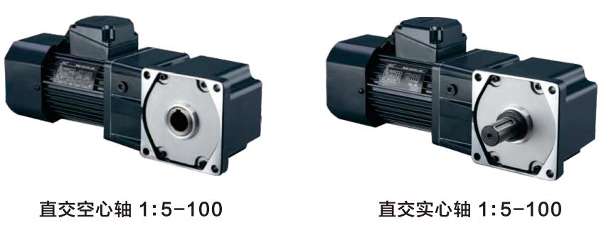 Bevel Reducer Solid/hollow Shaft Medium-sized Right Angle Reduction Gearbox with Optional 750w Motor