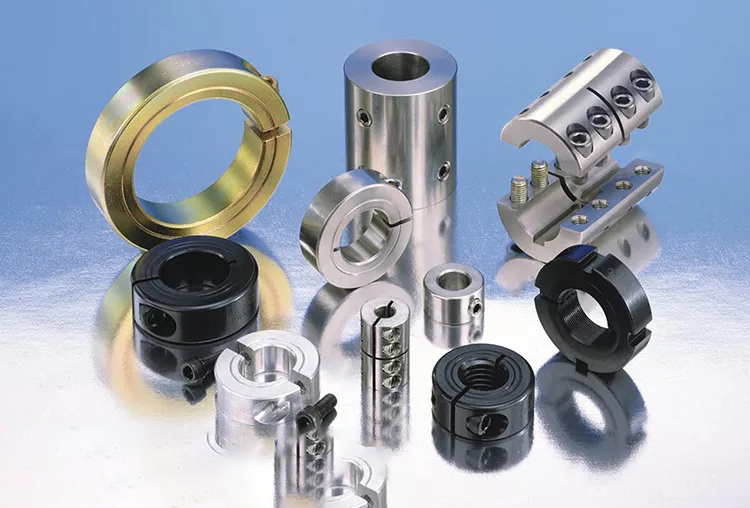 Professional Hinged Carbon Stainless Steel Set Screw Single Collar Custom Quick Release Split Hex One Two Piece Shaft Clamp