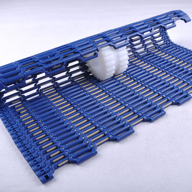 Plastic Modular Belt M0885 Flush Grid Micropitch 8mm  POM, ACETAL Conveyor Belt for Food Conveyor System