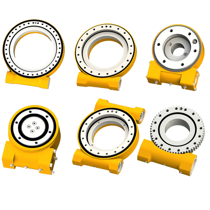 Long-Working Time Ball Slewing Ring Bearing Internal Gear Four-Point Contact with Cross Roller Feature