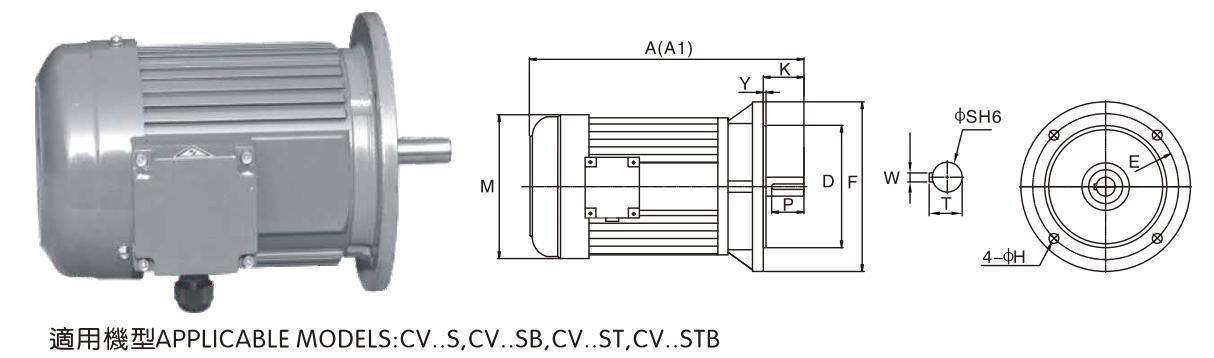 IEC AC Motor Vertical 3-Phase Aluminum Brake Motor for Industrial Machinery Automatic Control System