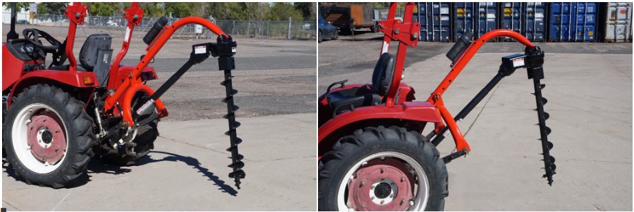 Model 650 3-Point Post Hole Digger with Optional Auger Combos for Fits All Category 1 Tractors