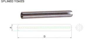 Splined Shaft PTO Steel C45 Hollow Drive Steering Propeller Forging Spindle Collar Aluminum Reducer Linear Manufacturers