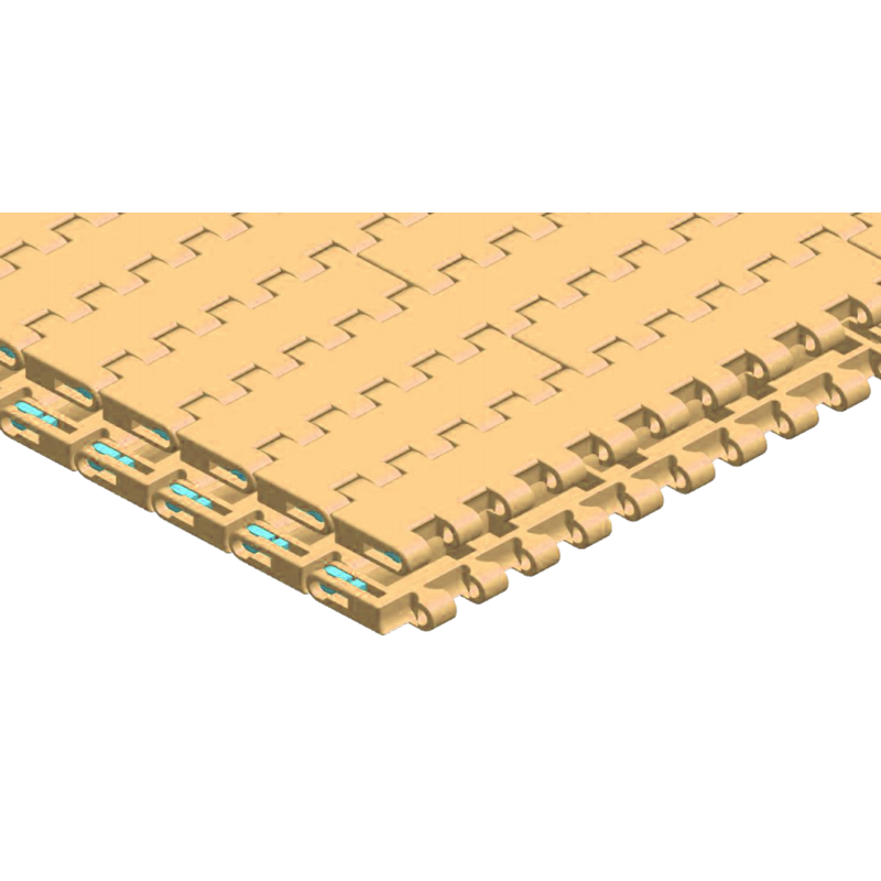 Wholesale Customized 1600 Series 25.4mm Pitch Flat Top Chain Network Plastic Chain for Sale