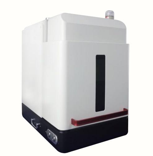 20W/30W/50W Enclosed Desktop Fiber Laser Marking Machine for Glasses Clock Jewelry Engraving Cutting