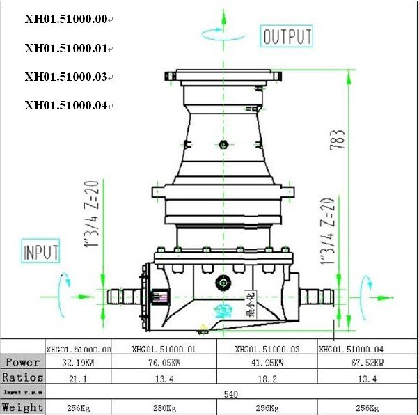 OEM XHG01 Series Reducer Gear Motor Planetary Reduction Gearbox
