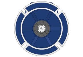 BRCF03..P Series Flange Mounted Helical Gear Unit Gear Reducer with Motor