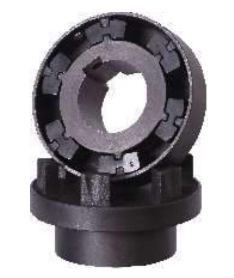 Aluminium H-Type Flexible Shaft Coupling with H Rubber Spider OEM Customizable