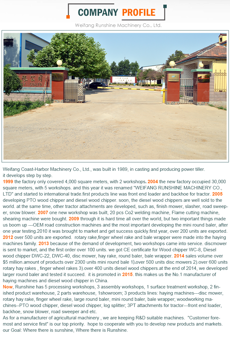 Guaranteed Quality Proper Price Tractor Mounted Drum Mower