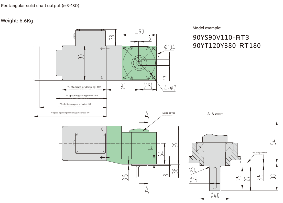 90w High Torque 1350 Rpm Electric Brushless Stepper Micro Motor Price Mini AC Motor with Gearbox
