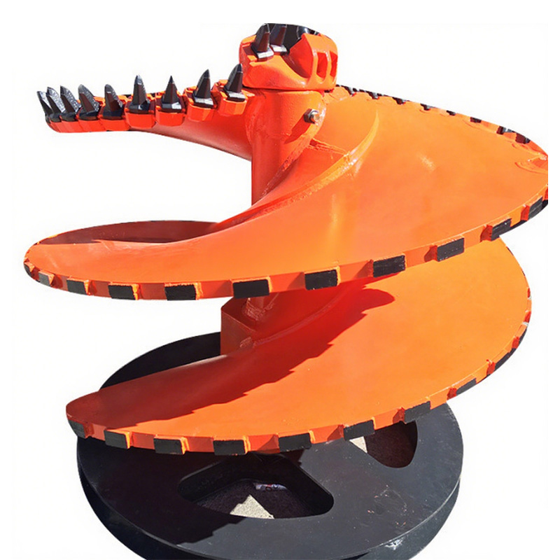 Screw Propulsion Auger Shaft Drilling Flighted Helical Spiral Shaft for Feed Mixing Conveyor Agricultural Construction