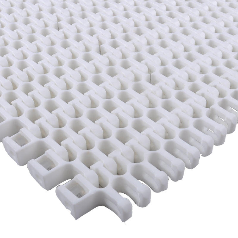 Plastic Modular Belt Turning Radius Flush Grid S2400 Pitch 25.4  PP, POM Acetal Conveyor Belt for Food Conveyor System