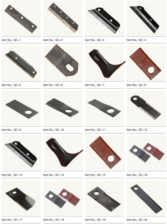 GC-6 Good Material Mower Grass Cutting Knife Blade for Cutting Grass