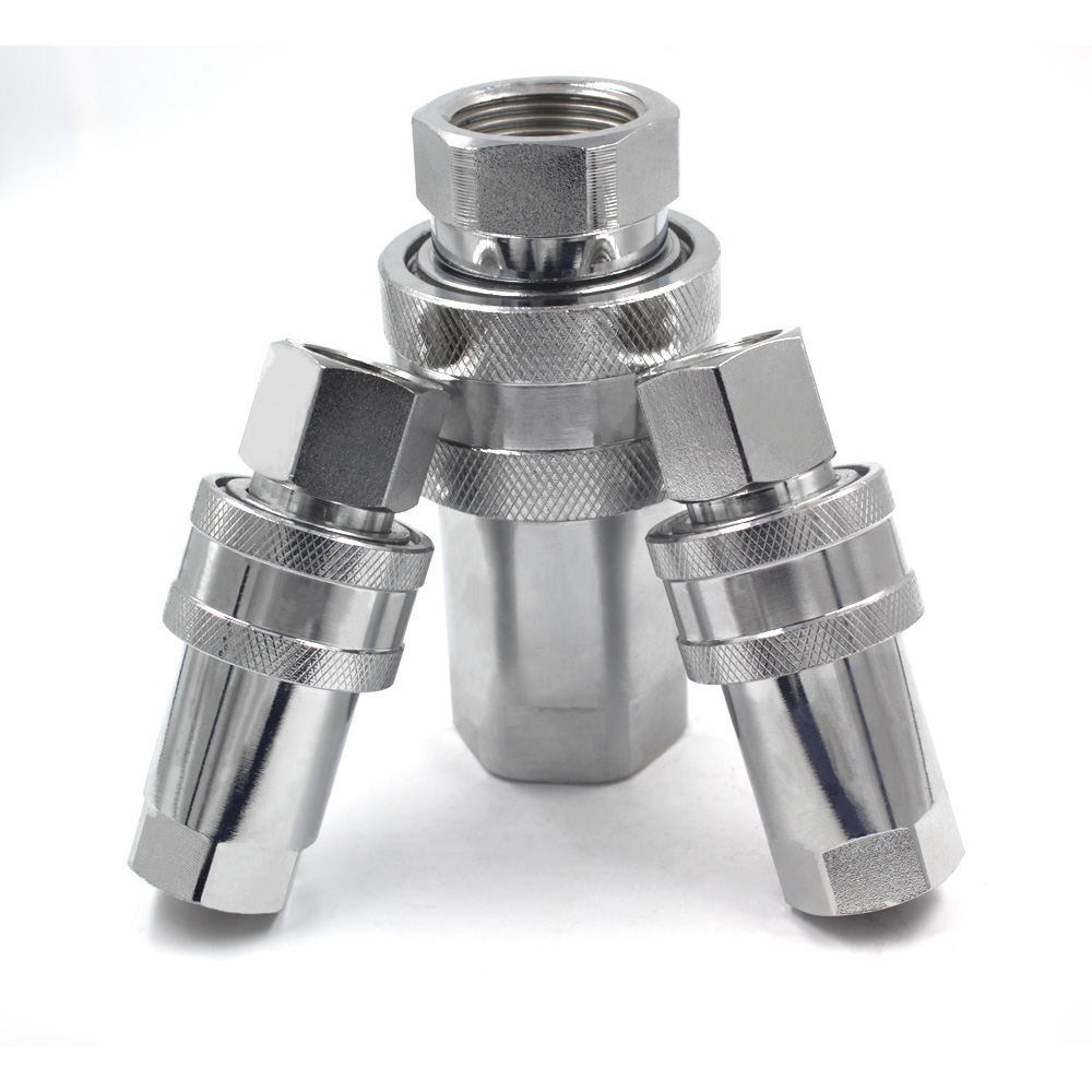 KZE 1/4 Inch  NPT/BSP Thread  Female /male  Hydraulic Quick Coupling &hydraulic Quick Connector&hydraulic Quick Release Coupling