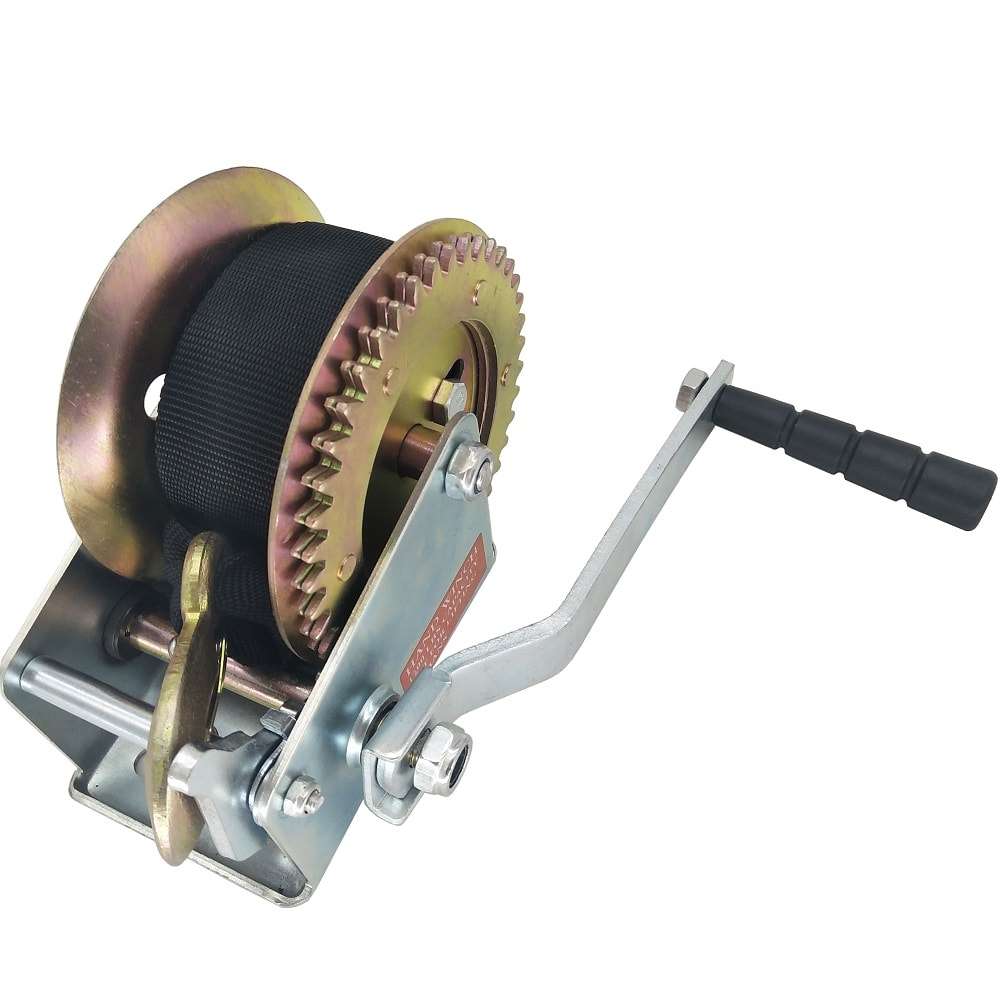 1BJY-HW-09B New Condition Trailer Parts and Accessories 2500lbs Capacity Hand Winch with 8M Belt