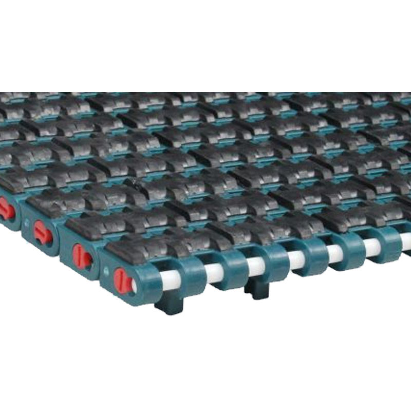 1005-FT(FTDP)-SGS  Straight Run Super Plastic Top Rubber Conveyor Mesh Roller Chain Belt