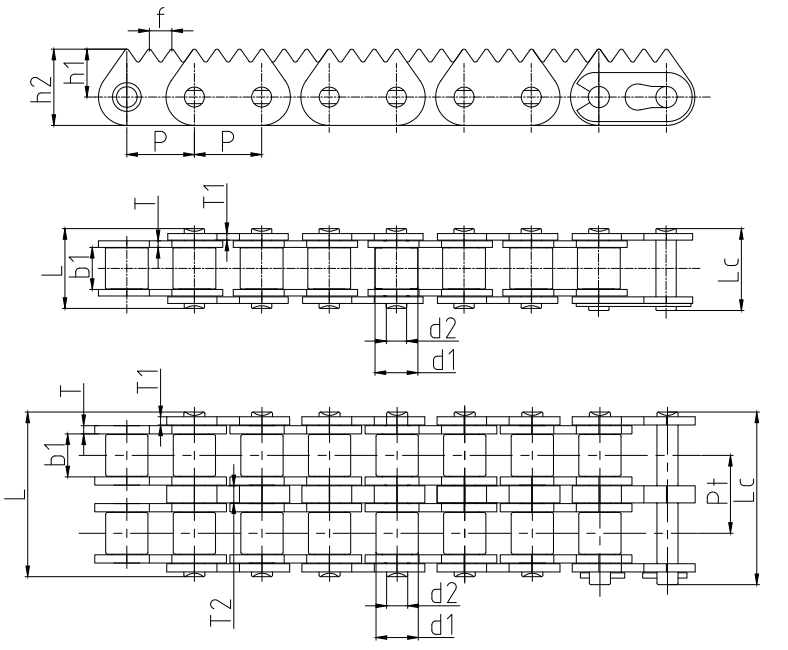 Agricultural Spare Parts Logging Machinery Chains for Sale