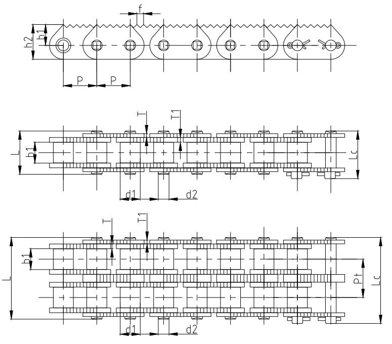 Agricultural Spare Parts Logging Machinery Chains for Sale