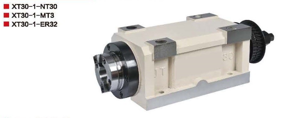 Boring and Milling Head Unit, XT30-1 Model with NT30/MT3/ER32 Spindle, China Manufacturer OEM / ODM
