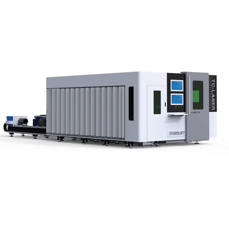 TC-PMT Customized 1-6kw Plate and Tube Integrated Sheet & Tube Fiber Laser Cutting Machine for Metal Sheet Tube
