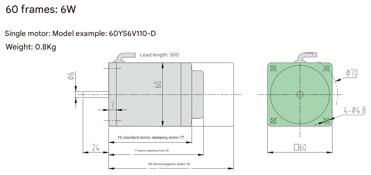 Supplier Factory Direct Sale Small Power and Large Torque Milling Flat Shaft AC 1/3-phase Micro Reduction Motor with Gearbox