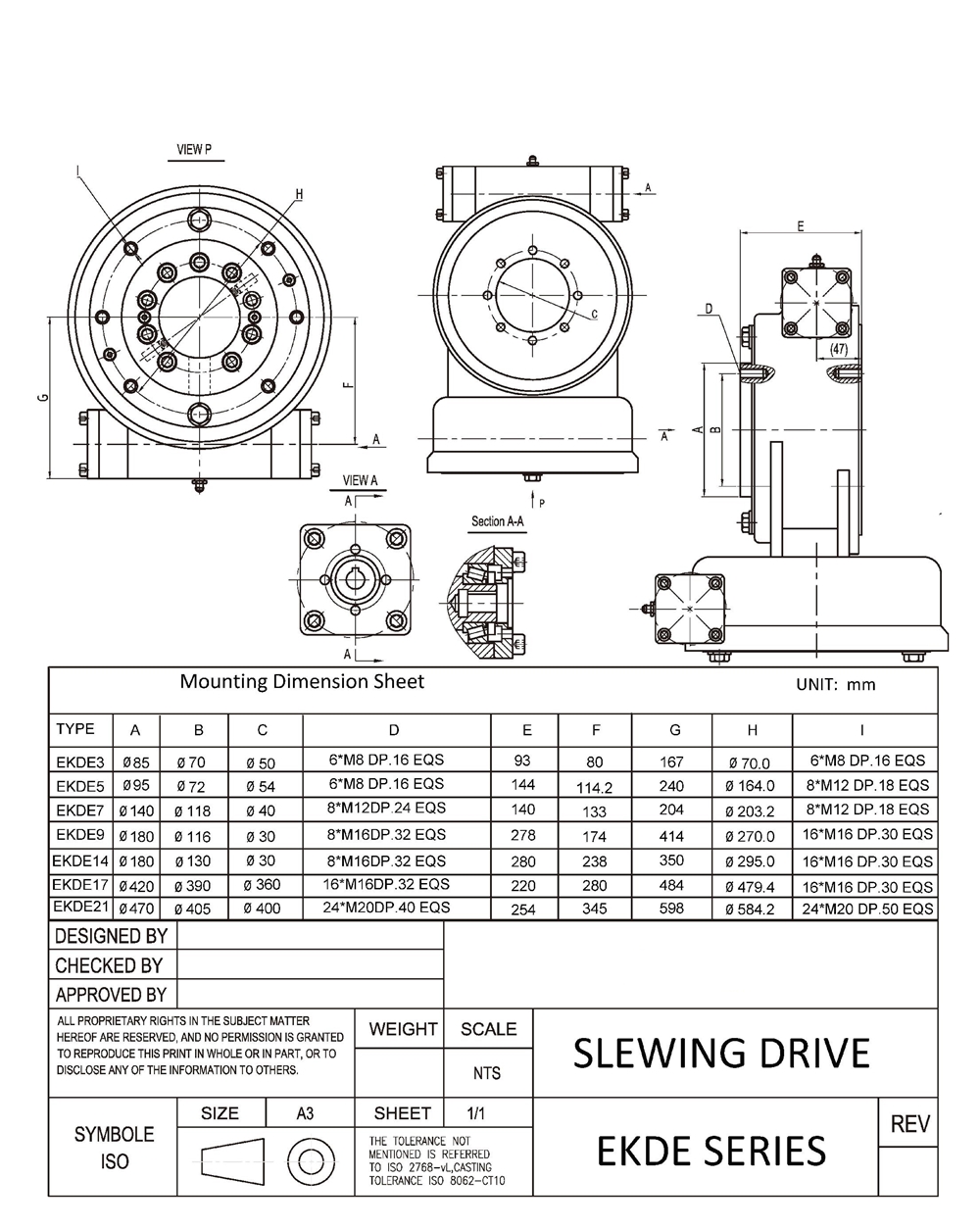 Slewing Drives Precision Solar Tracking System and Strong Torque for Slow Rotating Solar Panel Kits
