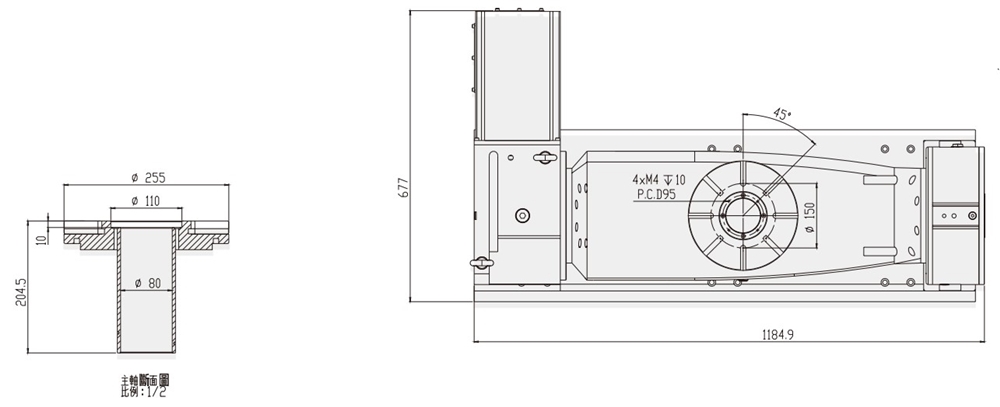 WT-SL255 Metal Cnc Machining Center Price Industrial 5 Axis Cnc Machining Center Priceaccessories
