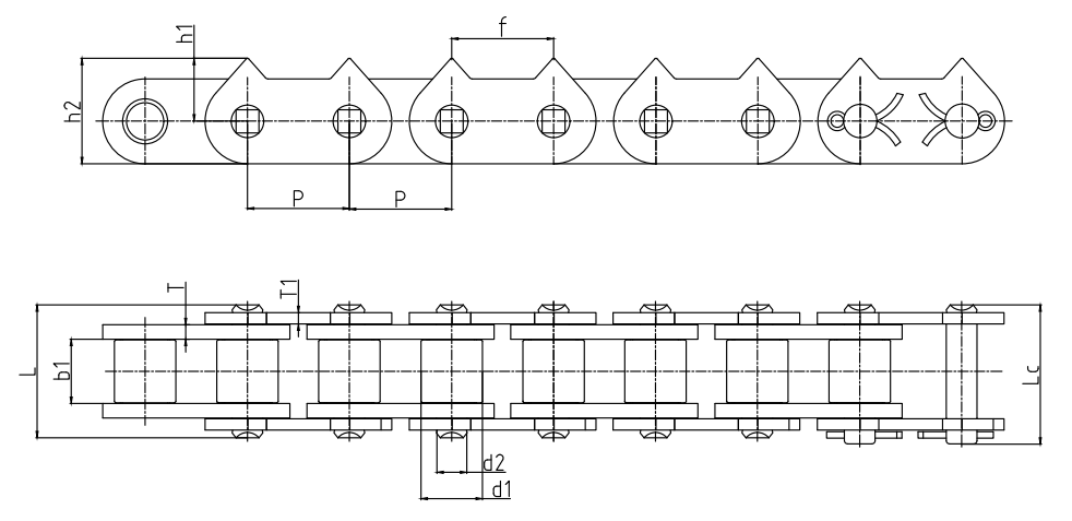 Agricultural Spare Parts Logging Machinery Chains for Sale