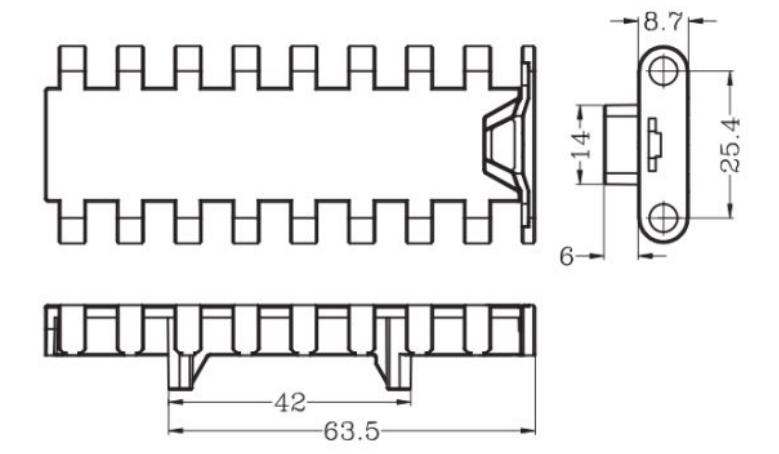 1000 Series Grid Straight Run Plastic Flat Top Chain Mesh Conveyor Belt