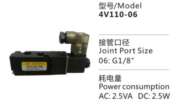 Made in China Superior Quality 4V100 Series 4V110-06 Solenoid Valve for Sale