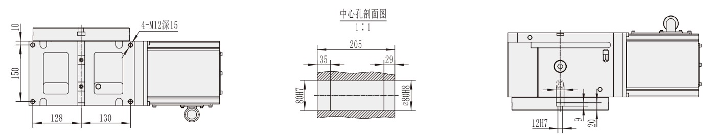 WT-255 CNC Machining Center Accessories  Machine Tool X-Y Axis CNC Turntable Rotary Table