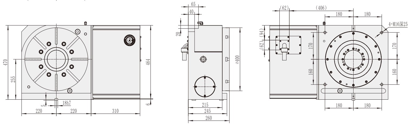 WT-400 CNC Vertical Machining Center with New Rotary Table Core Gear and Bearing Components Accessories Included
