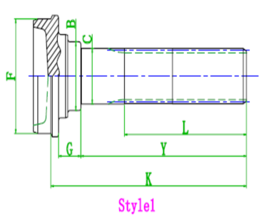 China Ever-power Japanese Truck Drive Shaft Forging Stub Shaft 6-40-521