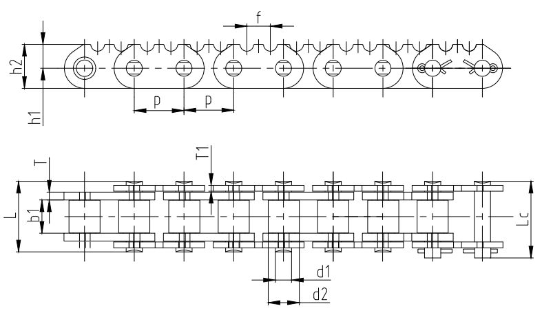 Agricultural Spare Parts Logging Machinery Chains for Sale