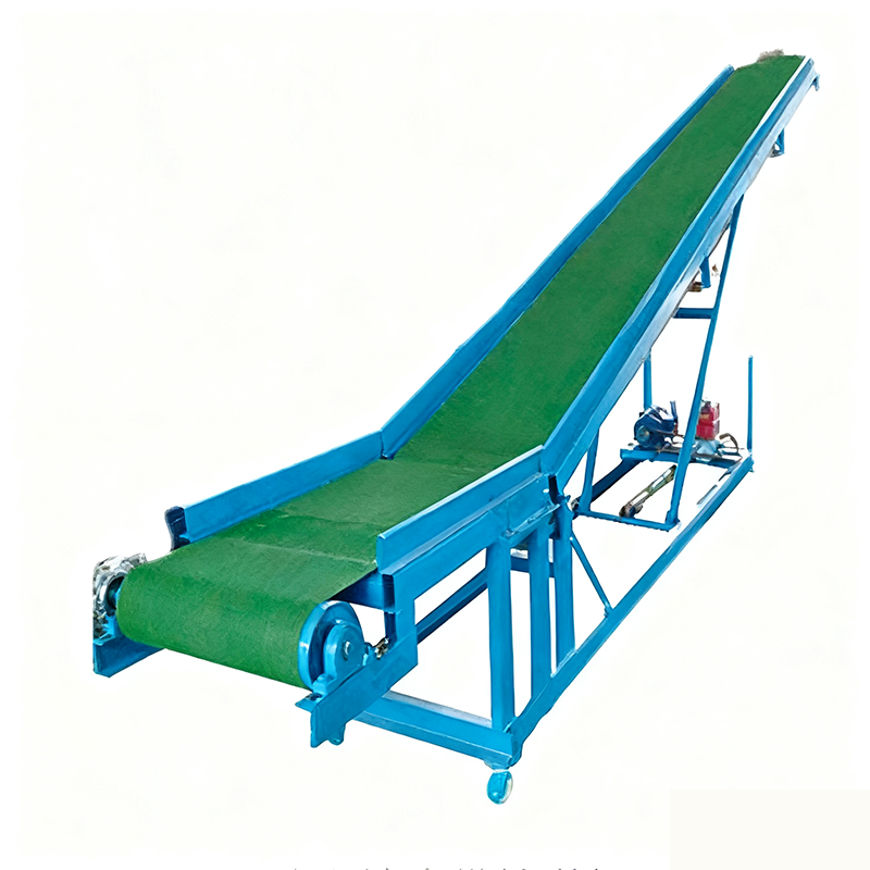 Industrial Portable Movable Climbing Belt Conveyor System for Loading Unloading Truck with Sand, Gravel, Grain, Bulk Material