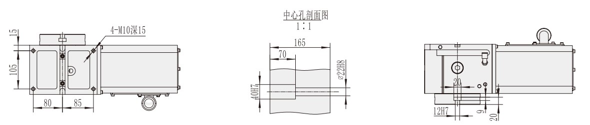 WT-125 Numerical Control Machine CNC Machining Center Accessories Rotary Table for Lathe