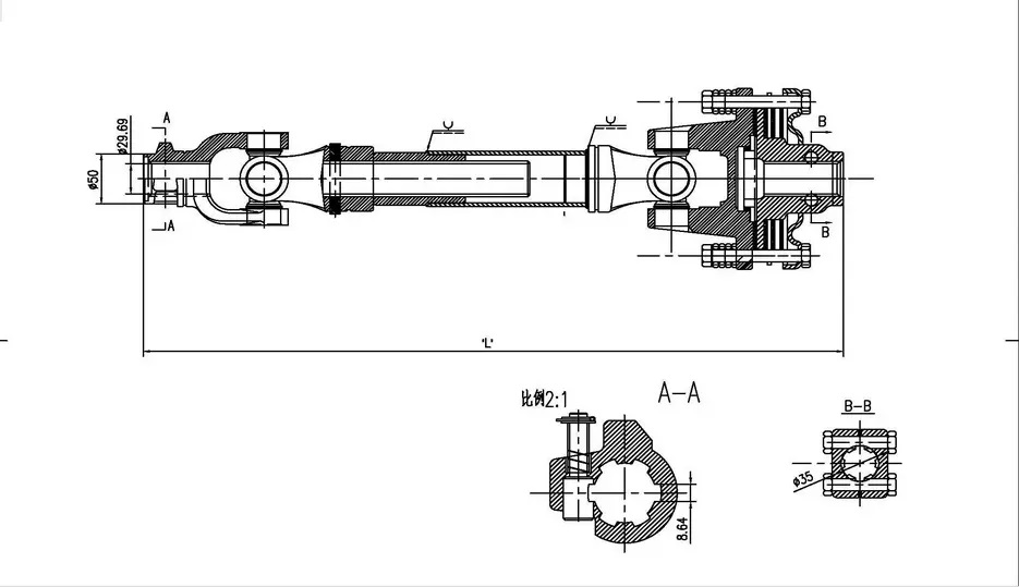 PTO Drive Shaft High Quality Agricultural PTO Shafts