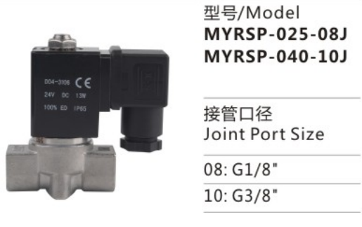 Widely Used MYRSP Series Stainless Steel Solenoid Valve MYRSP-040-10J with Special Design for Pneumatic Parts