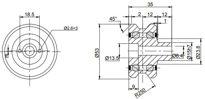 VR15A VR15B High Precision V Bars Size 15 Guideway Roller Linear Motion Guide Rail Bearing for CNC Machines Automation Equipment