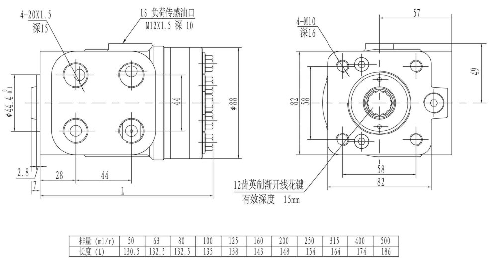 Integral S60 Series SCU Hydraulic Steering Control Unit