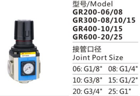 G Series GR400-10/15 Air Source Treatment Unit air drying Compressed Air System Filter Pressure Regulator for sale
