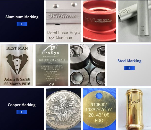 Air Cooling Double Head Fiber Laser Marker Machine