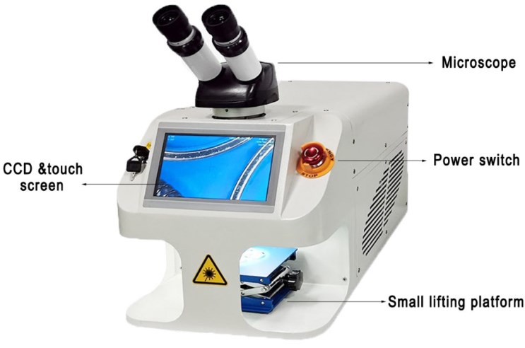 Touch Control 60W Small and Portable Jewelry Laser Welding Machine