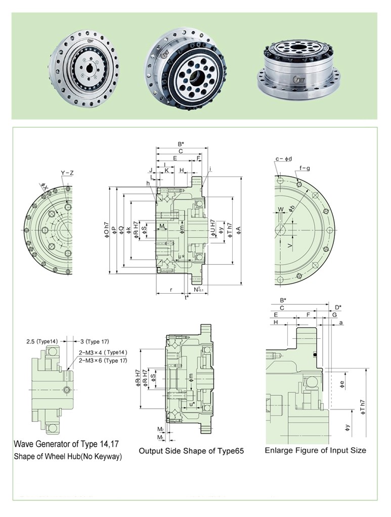 Elss Series Strain Wave Gearing Harmonic Reducer Drive Table Dividing Head Mini Cross Roller Bearing DC Motor with Drive Stepper