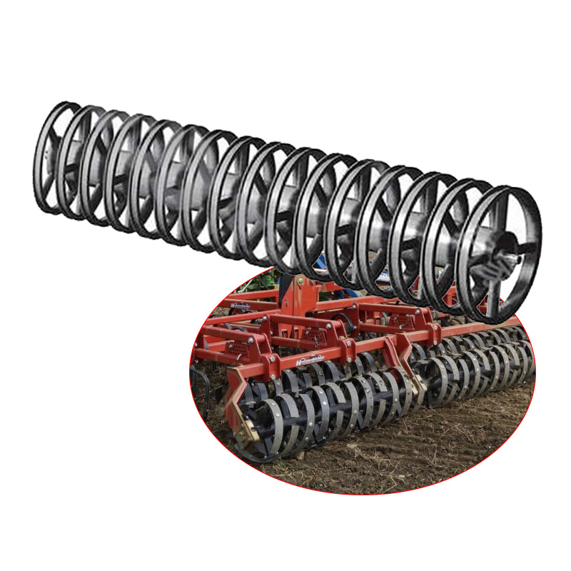Cultivator Parts U Ring Roller for twin row planting with roller holder frame scraper