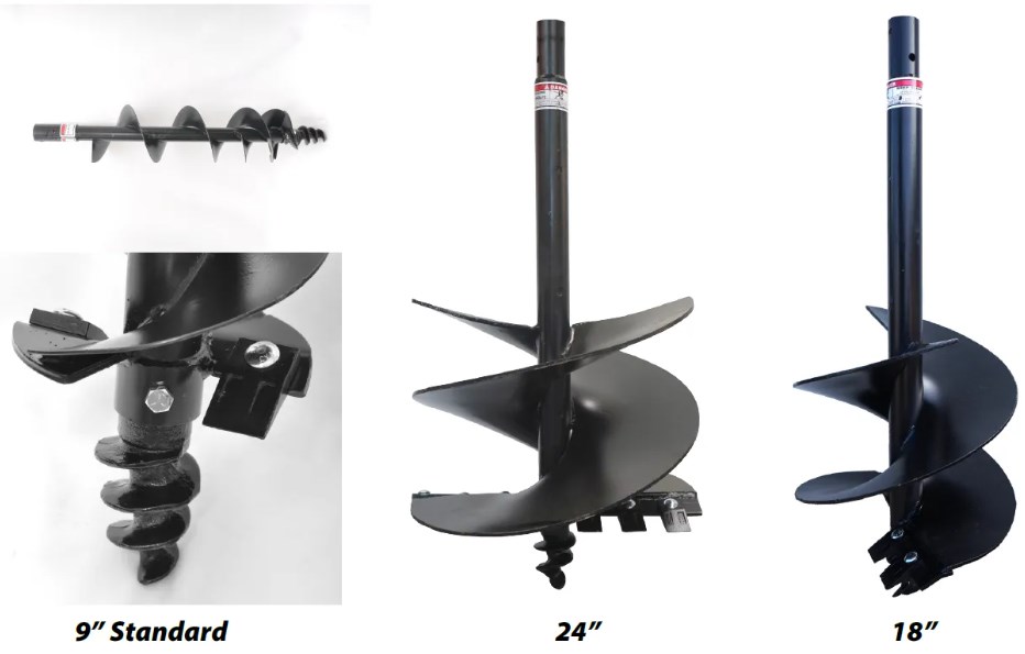Various Good Quality 24 Inch Heavy Duty Post Hole Auger for Post Hole Digger
