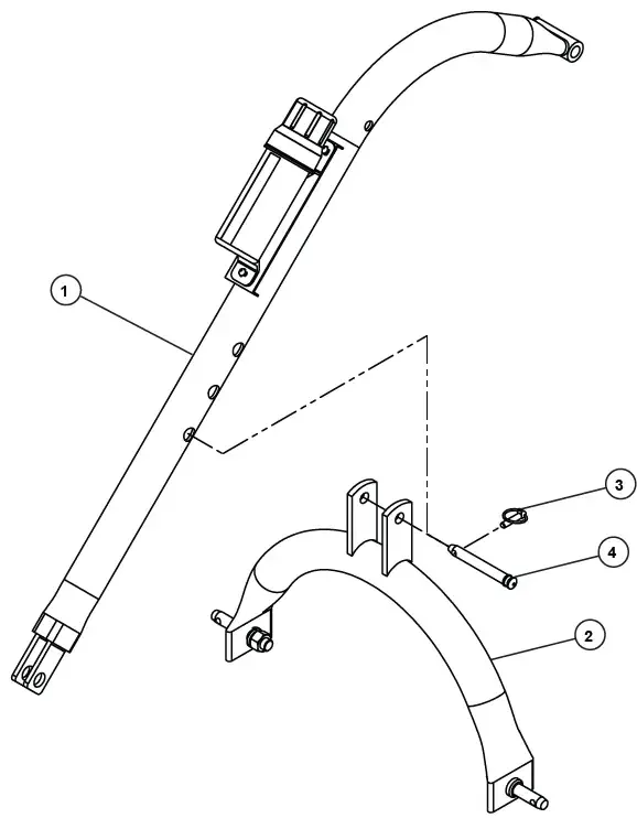 Compact Model 400 Cat 0 Tractor with 3-Point Post Hole Digger Farming Tools